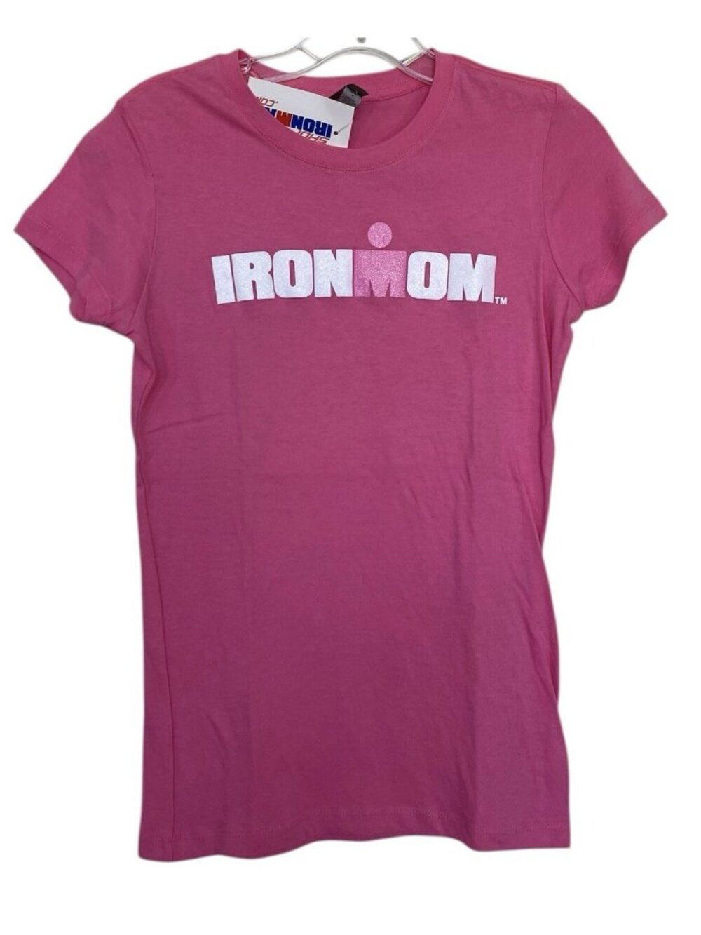 Iron Man T Shirt Womens Womens Size Medium Pink Short Sleeve Triathlon